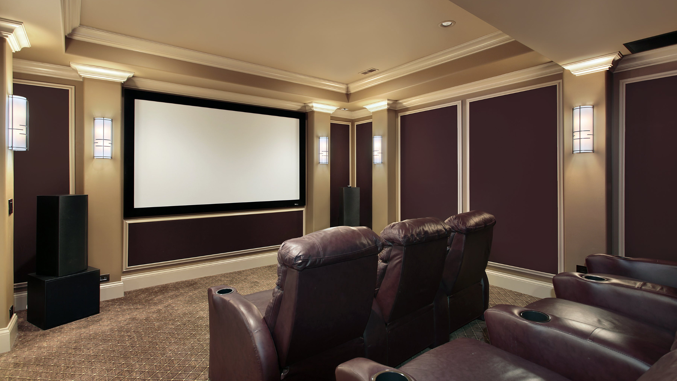 Projector home theater sales setup