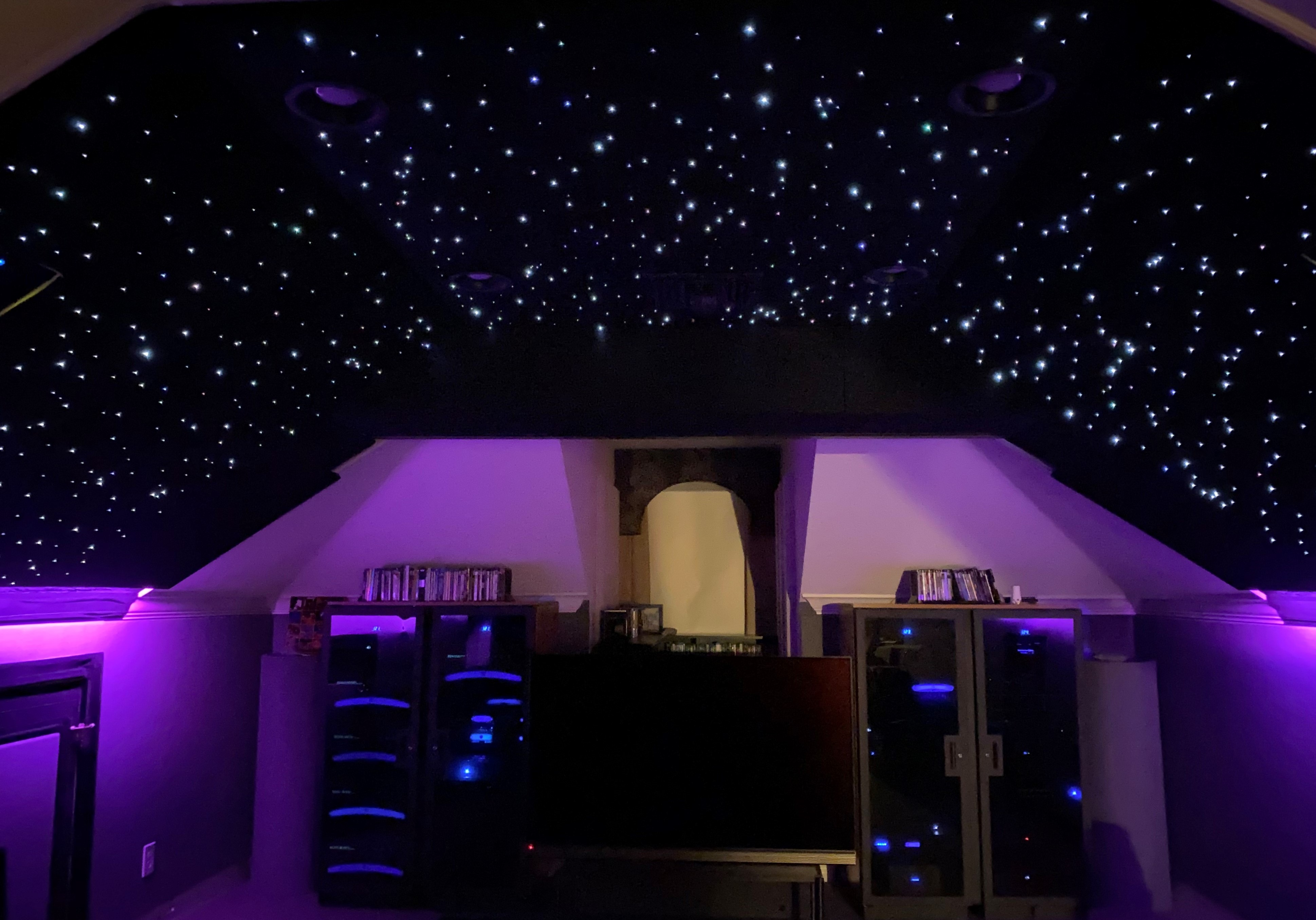 Create a Night Sky with our Ceiling Tiles! Shop Online at Home Theater Mart for your Themed Movie Décor, Unique Theater Goods, and more at Affordable Prices! Receive Free Domestic Shipping on orders over $100. Located in Chicago, IL, We Ship Nationwide. 