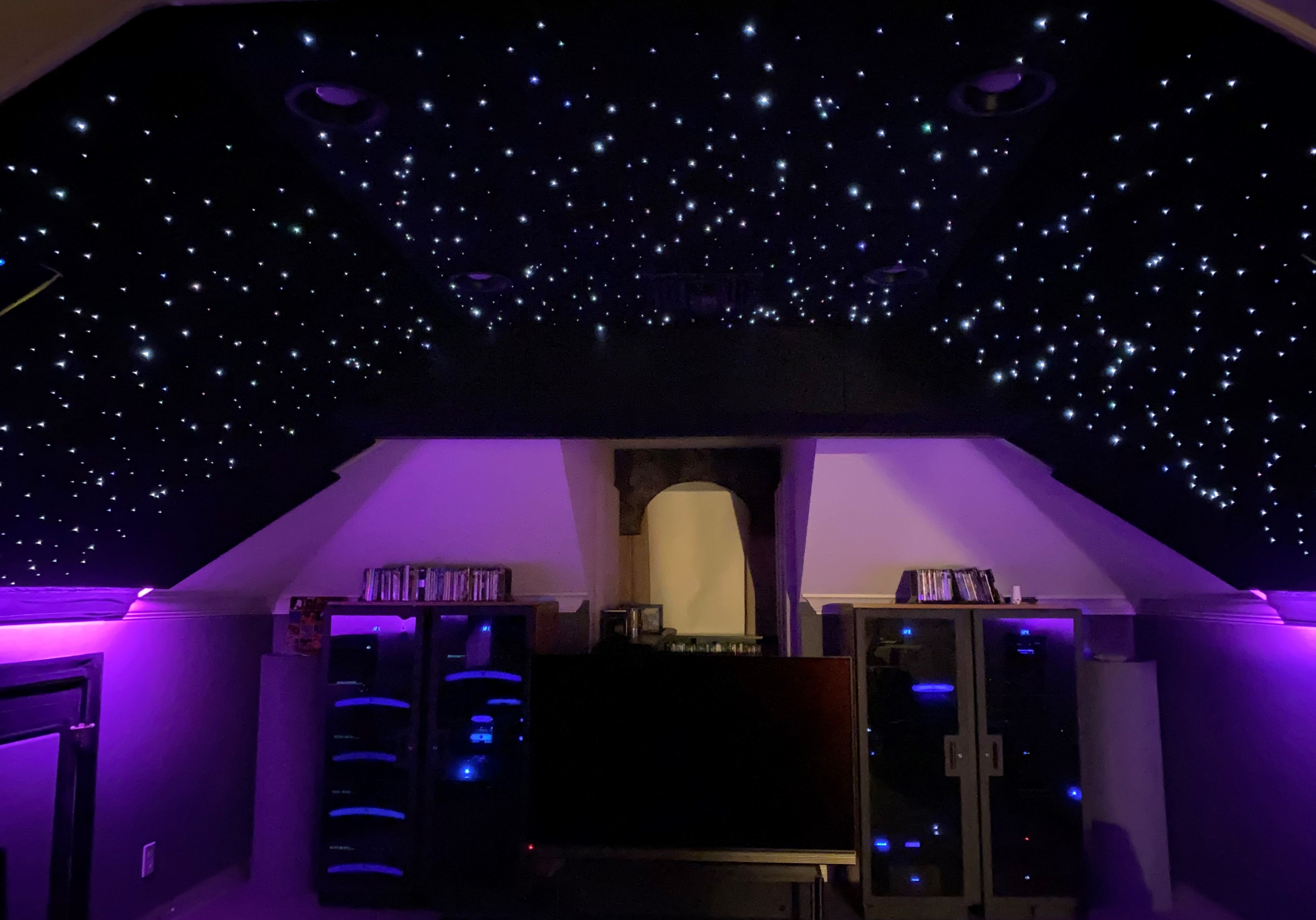 Create a Night Sky with our Ceiling Tiles! Shop Online at Home Theater Mart for your Themed Movie Décor, Unique Theater Goods, and more at Affordable Prices! Receive Free Domestic Shipping on orders over $100. Located in Chicago, IL, We Ship Nationwide.