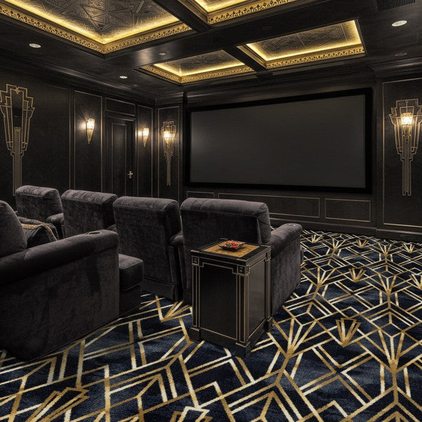 Midnight Gild Home Theater Carpet-Carpet-Home Movie Decor with Home Theater Mart - Located in Chicago, IL