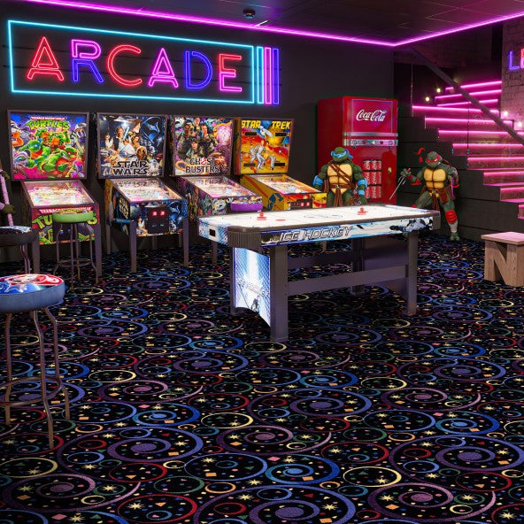 Fun and Games Home Theater Carpet-Carpet-Home Movie Decor with Home Theater Mart - Located in Chicago, IL