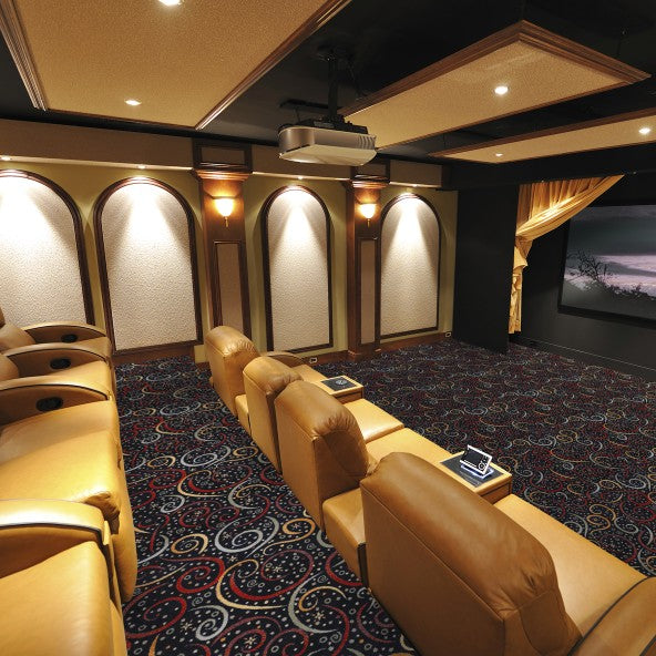 Splendido Home Theater Carpet-Carpet-Home Movie Decor with Home Theater Mart - Located in Chicago, IL
