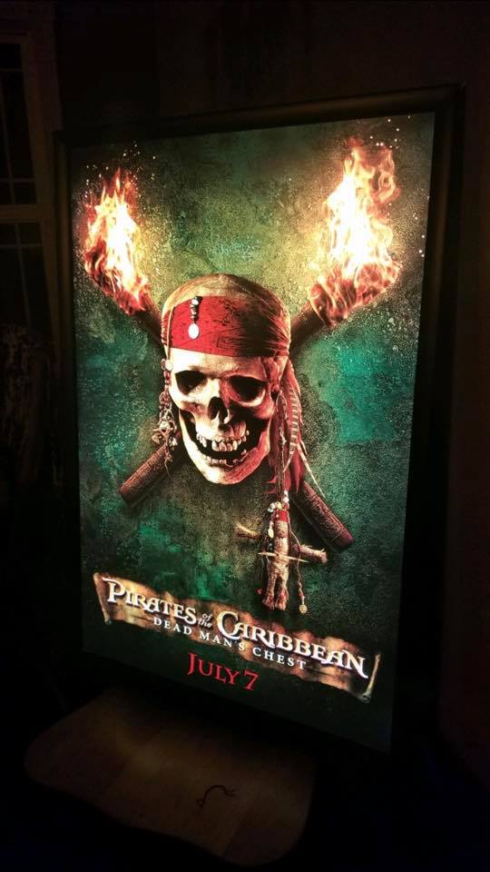 Slim LED Backlit Premium Movie Poster Display Light Box-Home Movie Decor with Home Theater Mart - Located in Chicago, IL