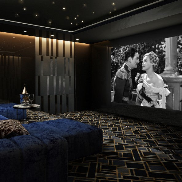 Gatsby Home Theater Carpet-Carpet-Home Movie Decor with Home Theater Mart - Located in Chicago, IL