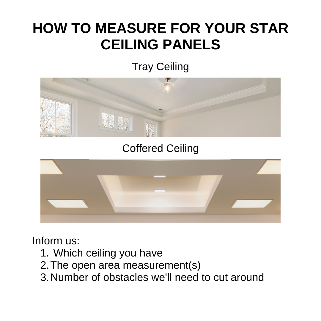 Interactive LED Star Ceiling Panels-Home Movie Decor with Home Theater Mart - Located in Chicago, IL