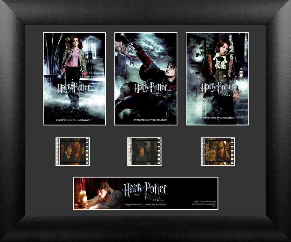 Harry Potter Film Cell - Harry Potter and the Goblet of Fire - Triple Filmstrip S1-Home Movie Decor with Home Theater Mart - Located in Chicago, IL
