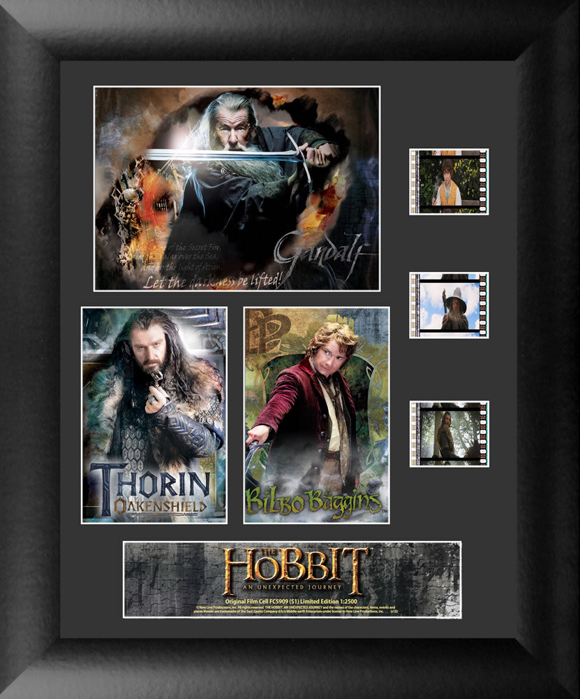 Hobbit An Unexpected Journey Film Cell - Triple Filmstrip S1-Home Movie Decor with Home Theater Mart - Located in Chicago, IL