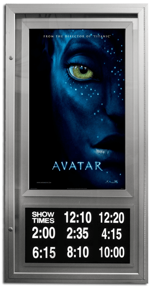 Showtime Lumina Movie Poster Case-Home Movie Decor with Home Theater Mart - Located in Chicago, IL