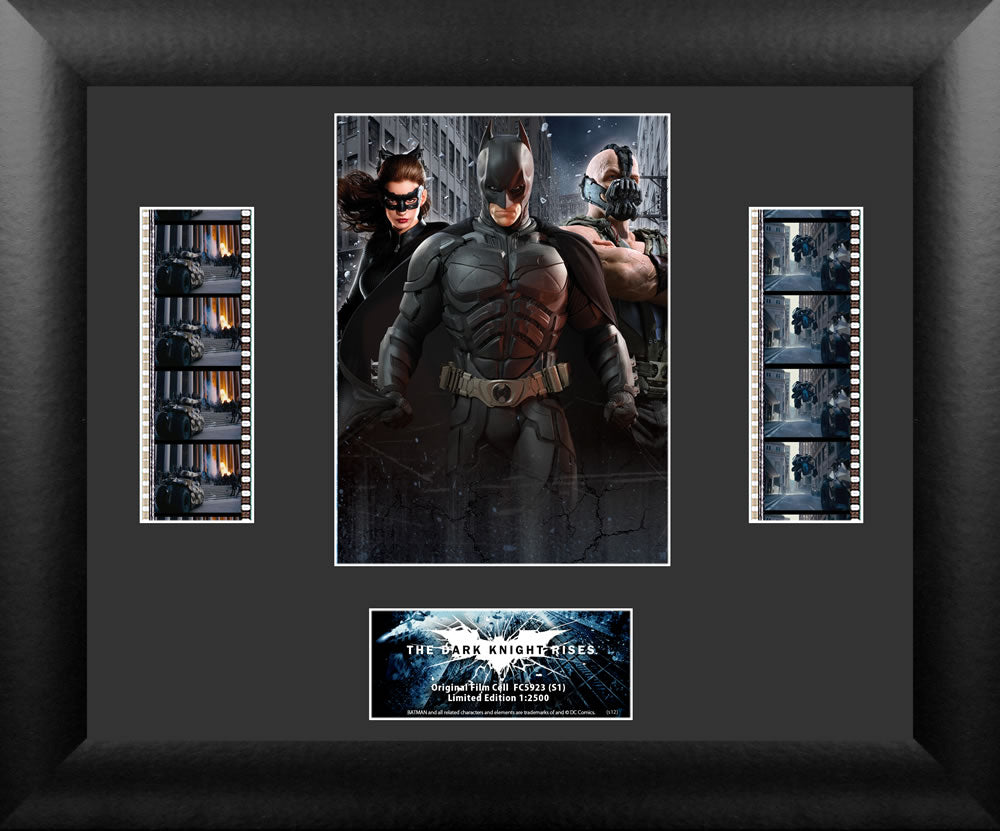 Batman Film Cell - The Dark Night Rises - Double Filmstrip S1-Film Cell-Home Movie Decor with Home Theater Mart - Located in Chicago, IL