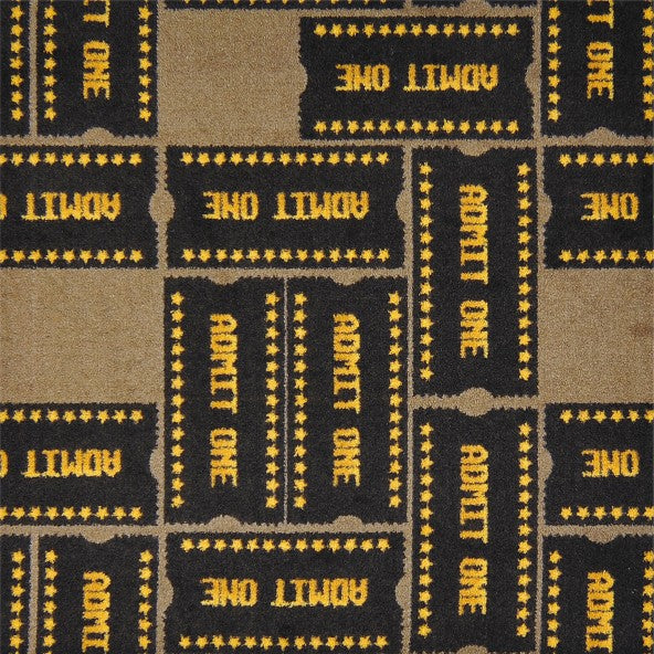 Admit One Home Theater Carpet-Carpet-Home Movie Decor with Home Theater Mart - Located in Chicago, IL