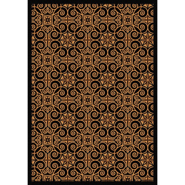 Antique Scroll Home Theater Rug-Rug-Home Movie Decor with Home Theater Mart - Located in Chicago, IL