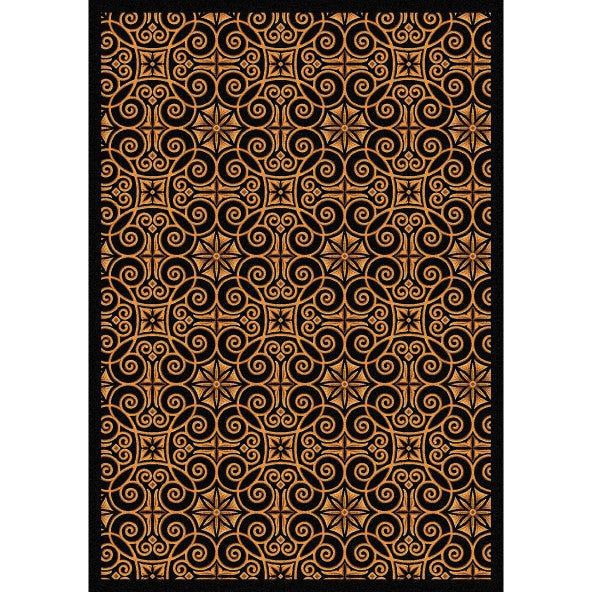 Antique Scroll Home Theater Rug-Rug-Home Movie Decor with Home Theater Mart - Located in Chicago, IL