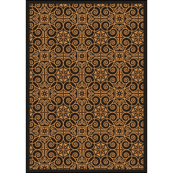Antique Scroll Home Theater Rug-Rug-Home Movie Decor with Home Theater Mart - Located in Chicago, IL