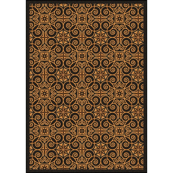 Antique Scroll Home Theater Rug-Rug-Home Movie Decor with Home Theater Mart - Located in Chicago, IL