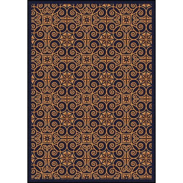 Antique Scroll Home Theater Rug-Rug-Home Movie Decor with Home Theater Mart - Located in Chicago, IL