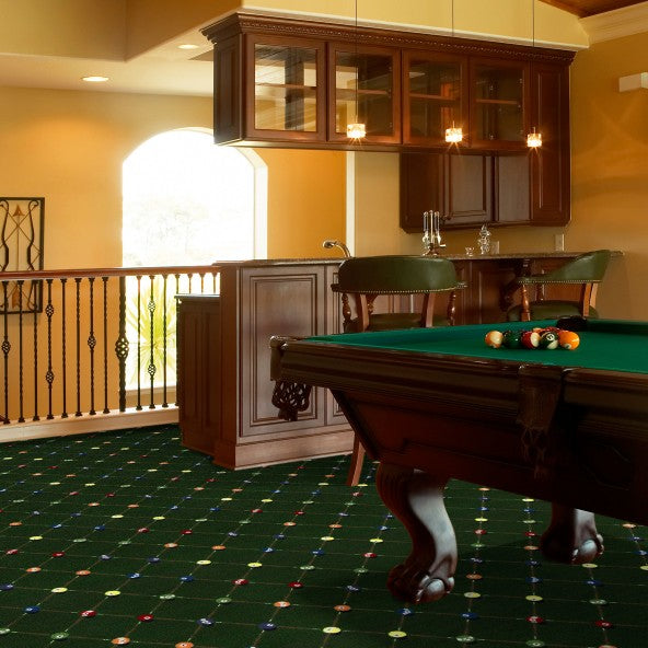 Billiards Home Theater Carpet-Carpet-Home Movie Decor with Home Theater Mart - Located in Chicago, IL