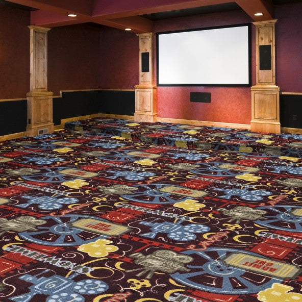 Camera Ready Home Theater Carpet-Carpet-Home Movie Decor with Home Theater Mart - Located in Chicago, IL