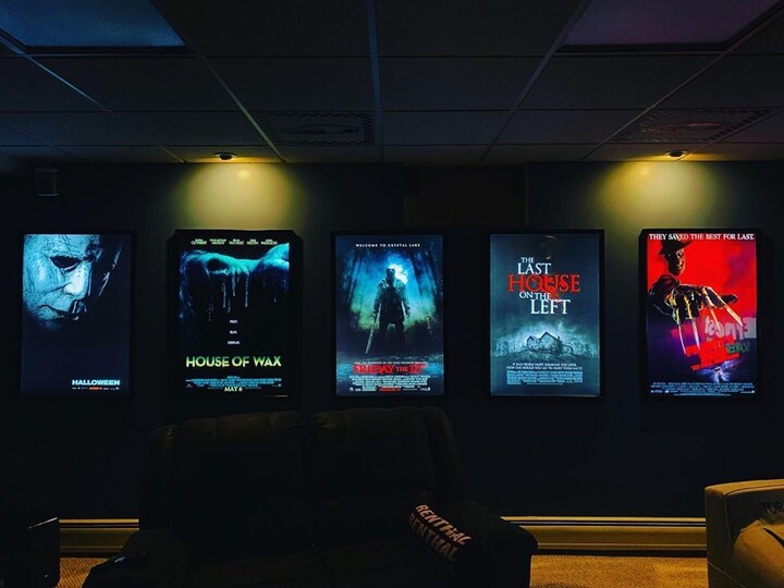 Slim LED Backlit Premium Movie Poster Display Light Box-Home Movie Decor with Home Theater Mart - Located in Chicago, IL