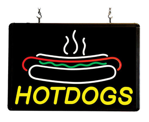 LED Hotdogs Sign Ultra-Bright Benchmark 92002-Home Movie Decor with Home Theater Mart - Located in Chicago, IL