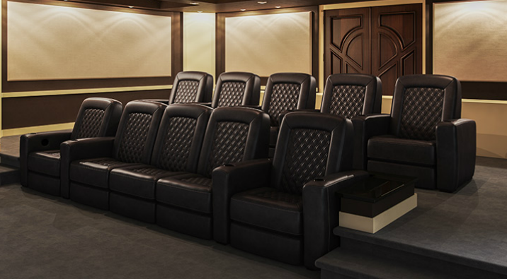 Salamander Designs - Luca Entertainment Seating-Home Movie Decor with Home Theater Mart - Located in Chicago, IL