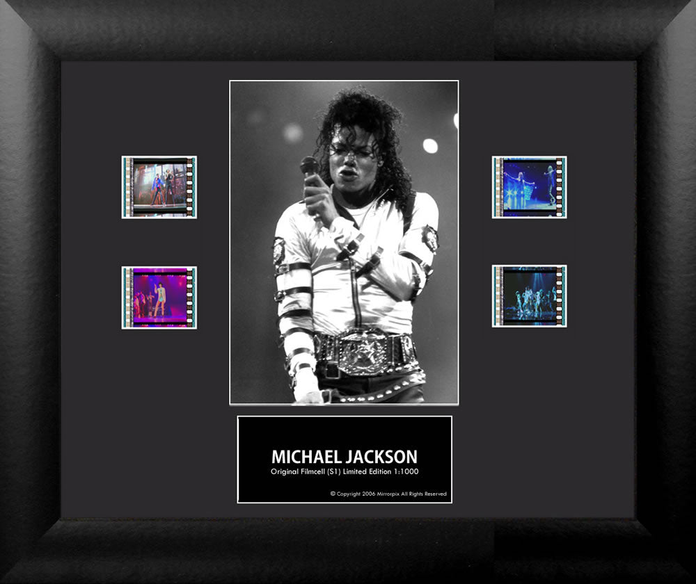 Michael Jackson Film Cell - Double Filmstrip S1-Home Movie Decor with Home Theater Mart - Located in Chicago, IL