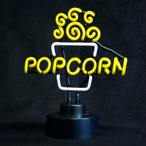 Neon Popcorn Sign Popper Topper Benchmark 91001-Home Movie Decor with Home Theater Mart - Located in Chicago, IL