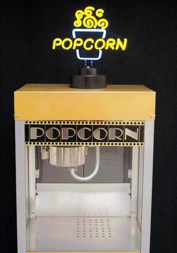 Neon Popcorn Sign Popper Topper Benchmark 91001-Home Movie Decor with Home Theater Mart - Located in Chicago, IL