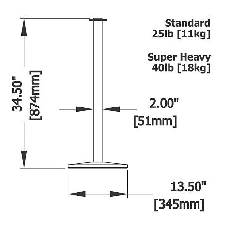 Safety Stanchion Home Theater Post-Home Movie Decor with Home Theater Mart - Located in Chicago, IL