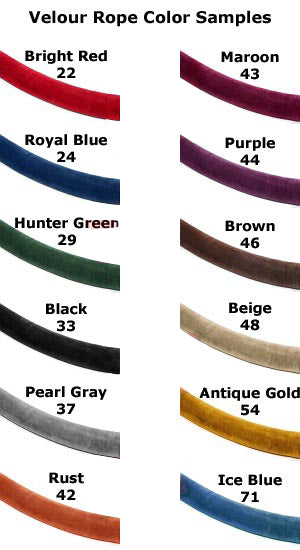 Velvet Rope without Rope Ends (Made of Velour)-Home Movie Decor with Home Theater Mart - Located in Chicago, IL