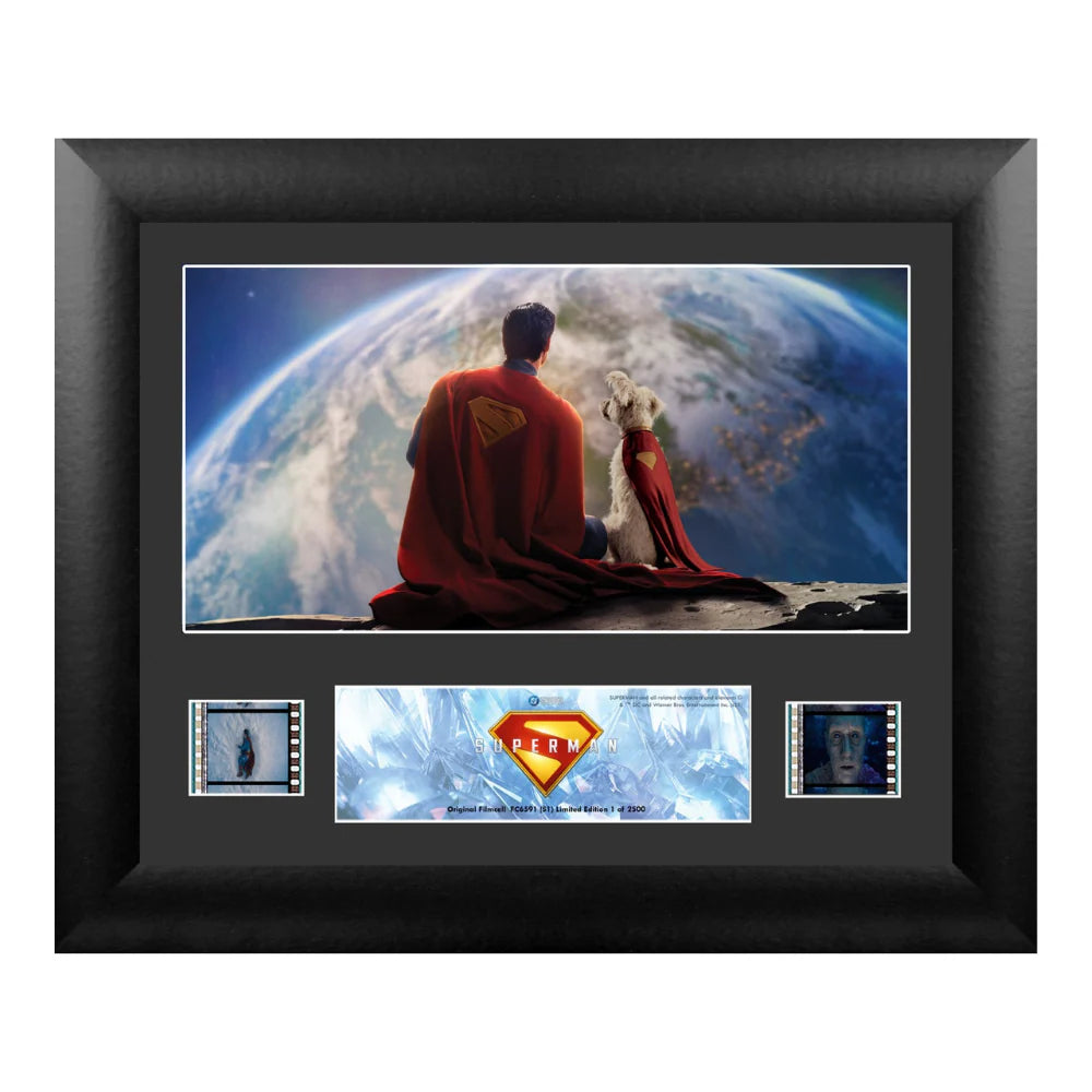 Superman (2025) (Superman & Krypto) Limited Edition Single FilmCells™ Presentation-Home Movie Decor with Home Theater Mart - Located in Chicago, IL