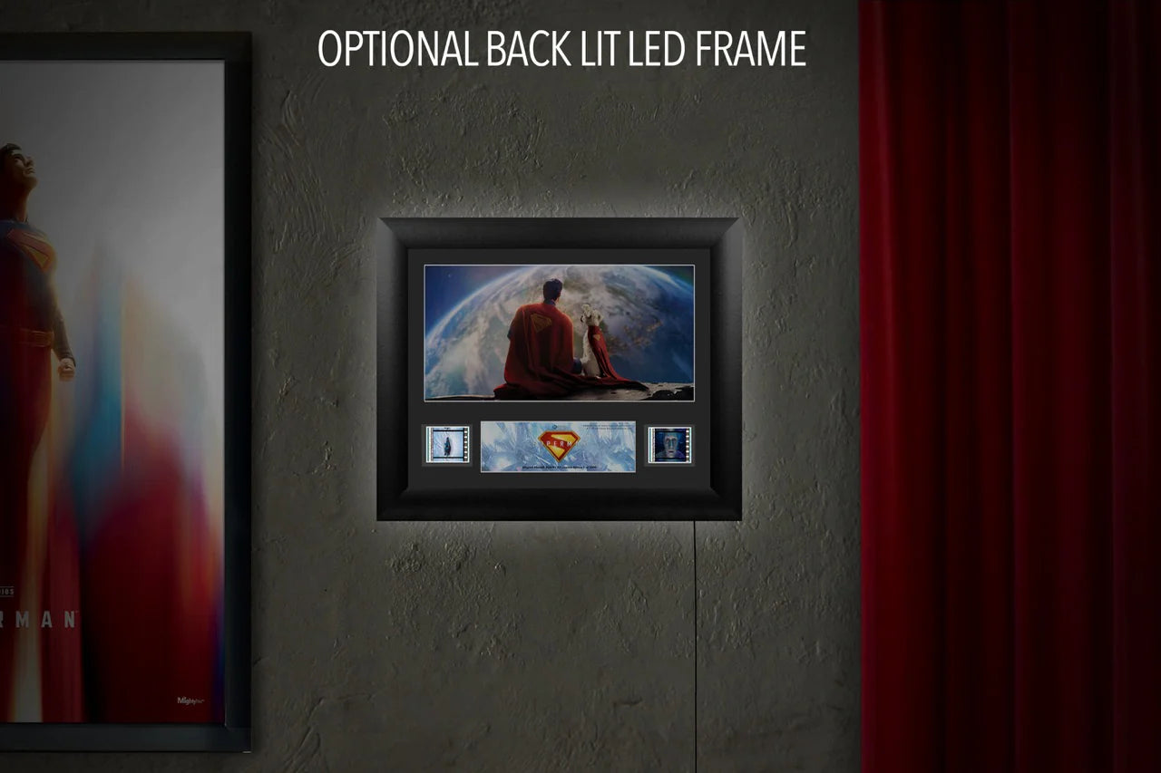 Superman (2025) (Superman & Krypto) Limited Edition Single FilmCells™ Presentation-Home Movie Decor with Home Theater Mart - Located in Chicago, IL