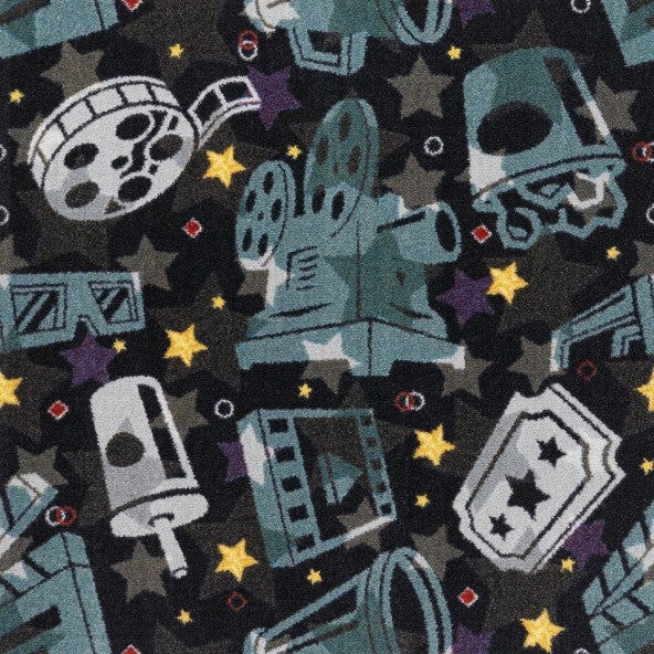 Motion Picture Home Theater Carpet-Carpet-Home Movie Decor with Home Theater Mart - Located in Chicago, IL