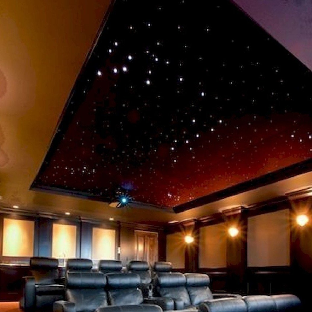 Interactive LED Star Ceiling Panels-Home Movie Decor with Home Theater Mart - Located in Chicago, IL