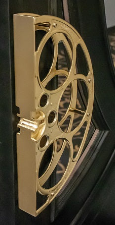 24k Gold Plated Film Reel Door Pull-Door Pull-Home Movie Decor with Home Theater Mart - Located in Chicago, IL