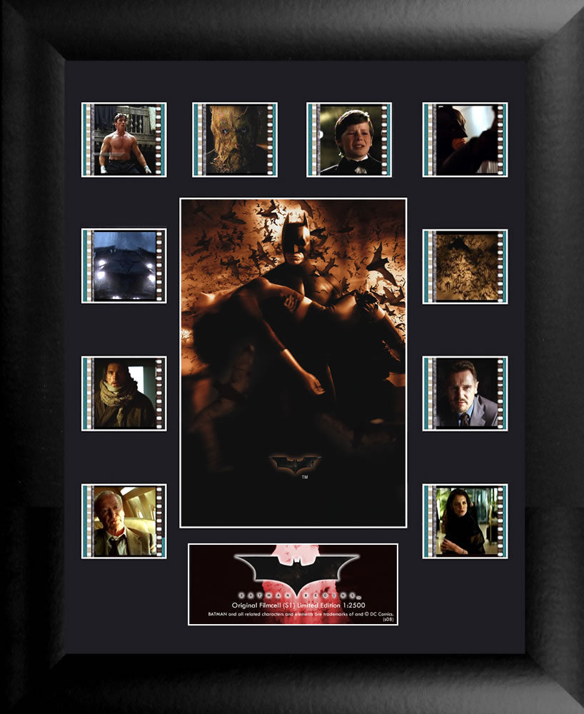 Batman Begins Film Cell - Mini Montage S1-Film Cell-Home Movie Decor with Home Theater Mart - Located in Chicago, IL