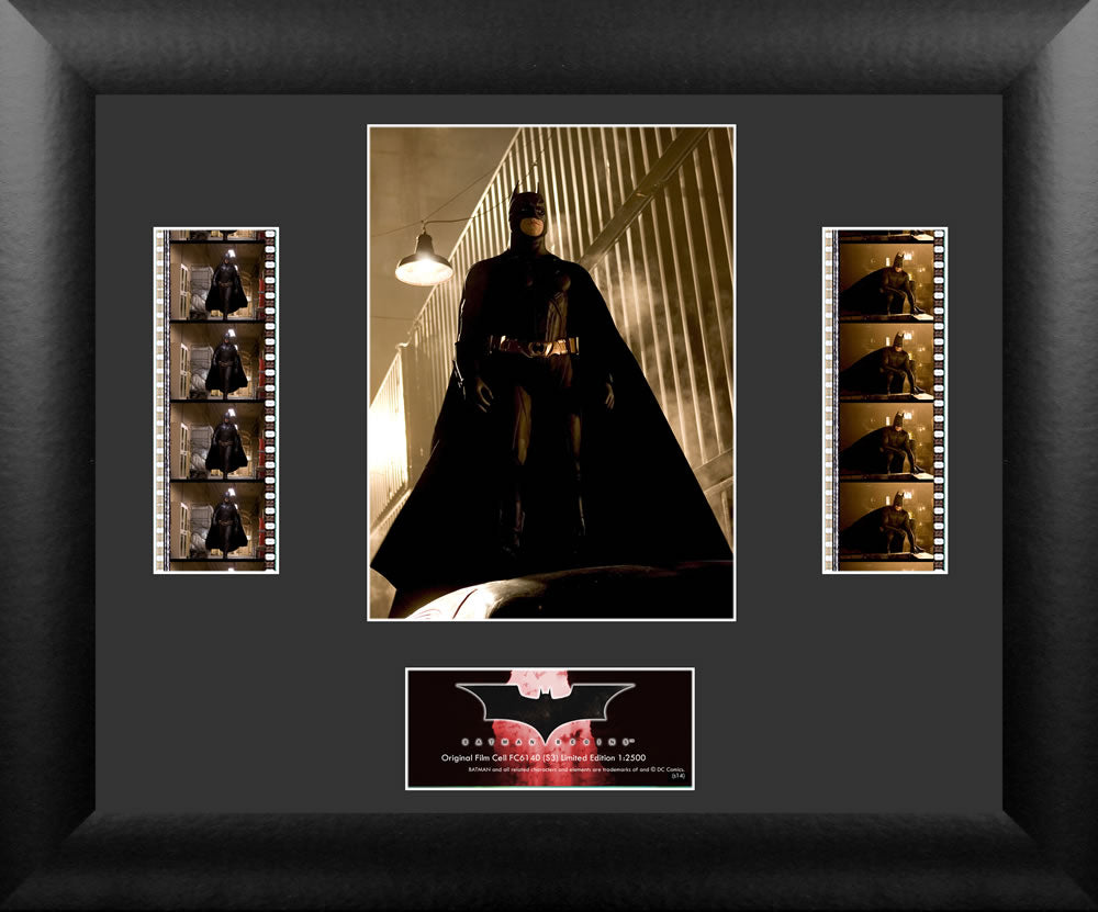 Batman Film Cell - Batman Begins - Double Filmstrip S3-Film Cell-Home Movie Decor with Home Theater Mart - Located in Chicago, IL