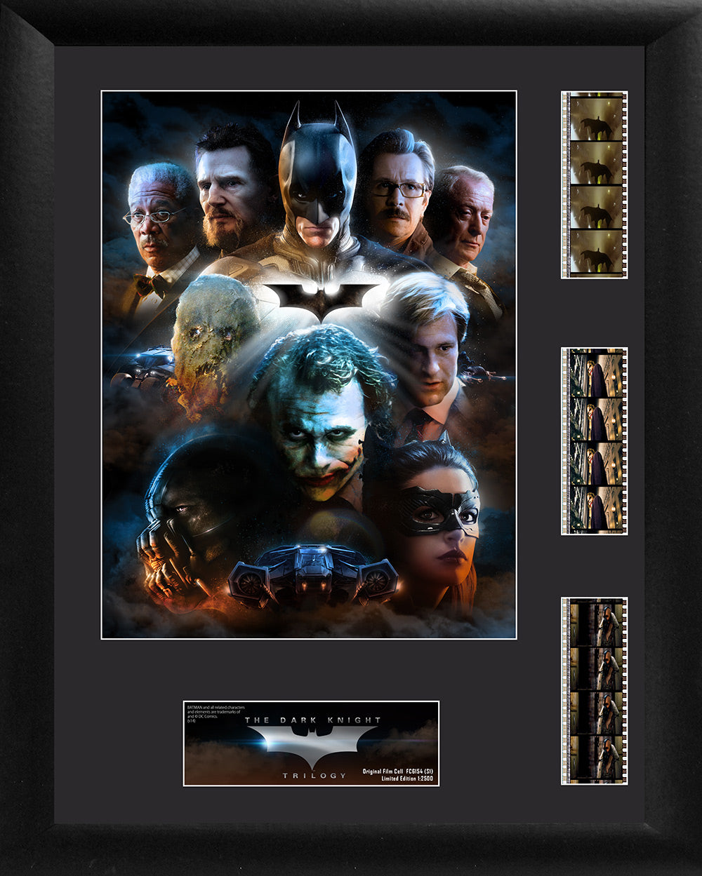Batman Film Cell - The Dark Knight Trilogy S1 Triple-Film Cell-Home Movie Decor with Home Theater Mart - Located in Chicago, IL