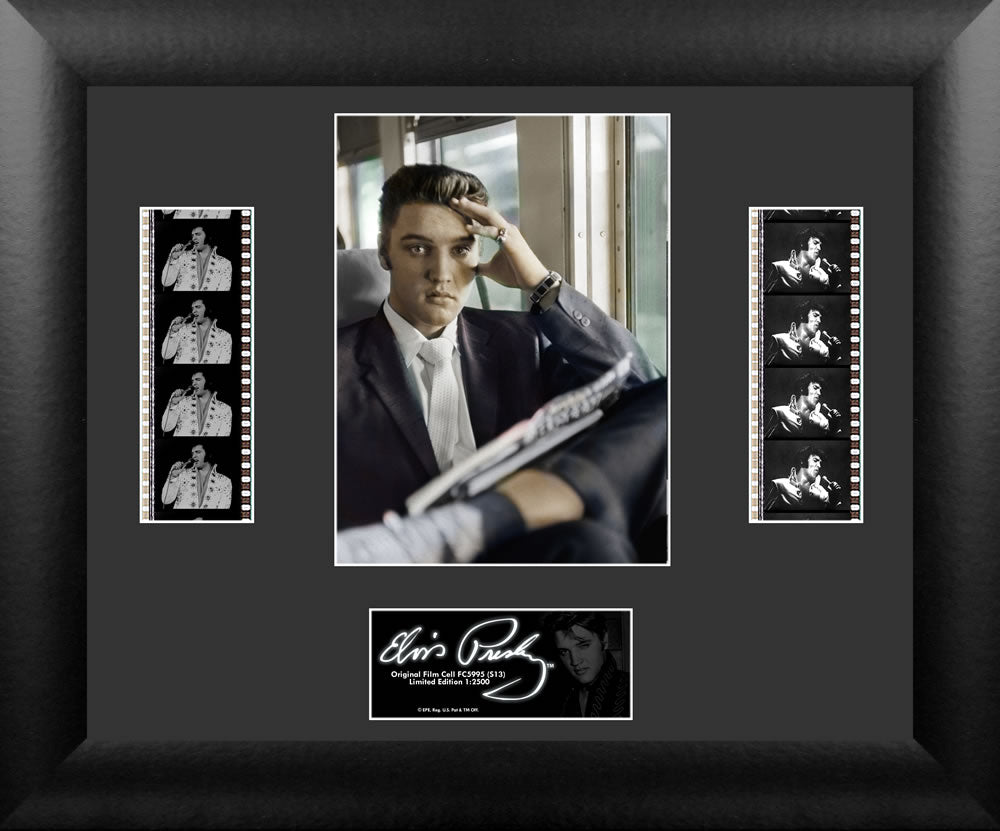 Elvis Presley Film Cell - Double Filmstrip S13-Film Cell-Home Movie Decor with Home Theater Mart - Located in Chicago, IL