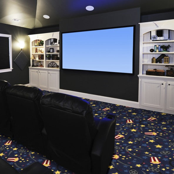 Feature Film Home Theater Carpet-Carpet-Home Movie Decor with Home Theater Mart - Located in Chicago, IL