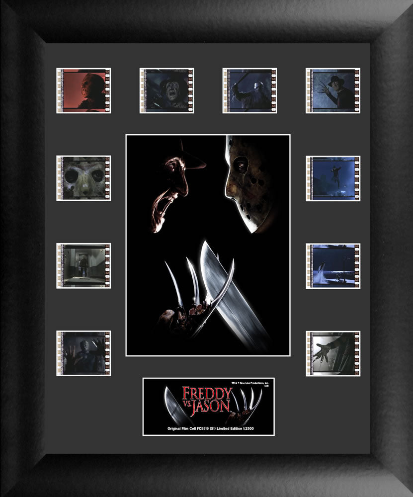Freddy Vs Jason Film Cell - Mini Montage S1-Film Cell-Home Movie Decor with Home Theater Mart - Located in Chicago, IL