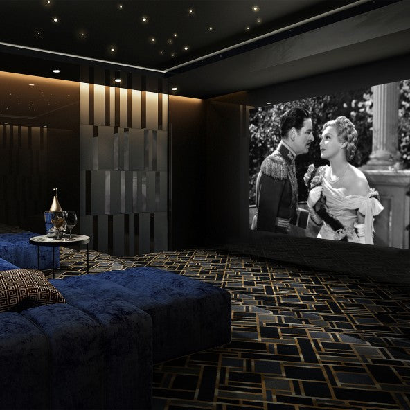 Gatsby Home Theater Carpet-Carpet-Home Movie Decor with Home Theater Mart - Located in Chicago, IL