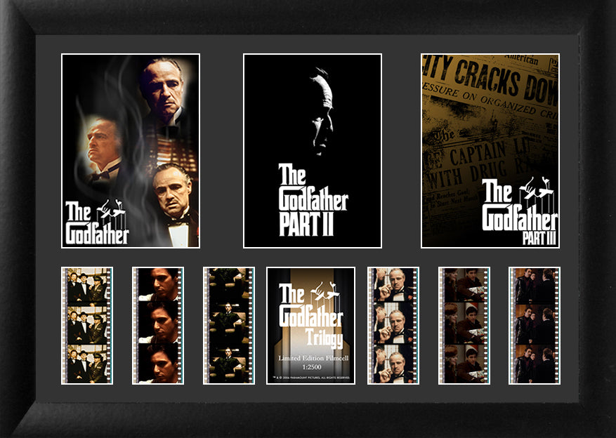 The Godfather Film Cell Triple Filmstrip-Home Movie Decor with Home Theater Mart - Located in Chicago, IL