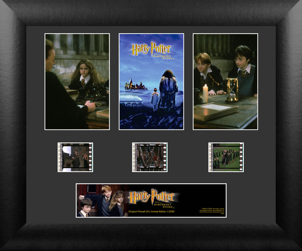 Harry Potter Film Cell - Harry Potter and the Sorcerer's Stone - Triple Filmstrip S1-Home Movie Decor with Home Theater Mart - Located in Chicago, IL