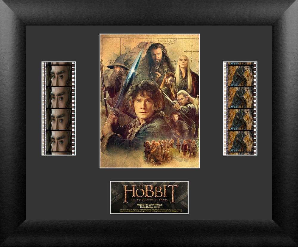 The Hobbit Film Cell - The Hobbit Desolation of Smaug - Double Filmstrip S2-Home Movie Decor with Home Theater Mart - Located in Chicago, IL