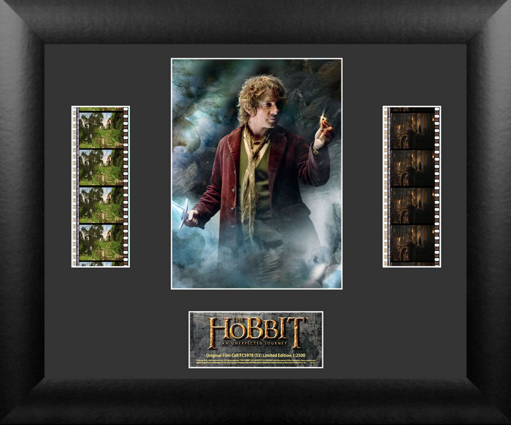 The Hobbit Film Cell - The Hobbit An Unexpected Journey - Double Filmstrip S3-Home Movie Decor with Home Theater Mart - Located in Chicago, IL