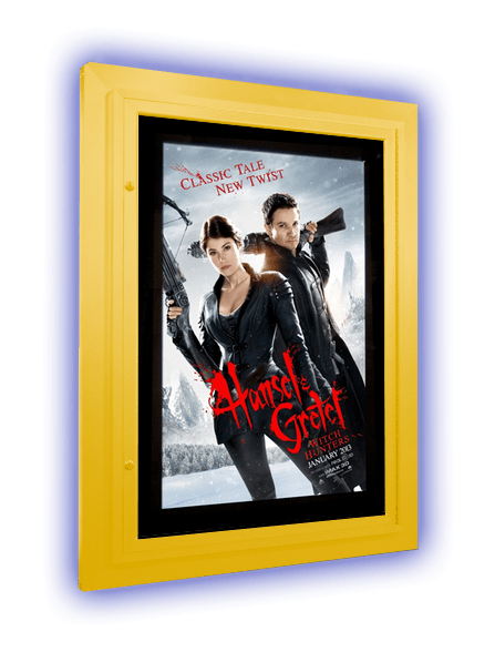 Plank Movie Poster Case-Home Movie Decor with Home Theater Mart - Located in Chicago, IL