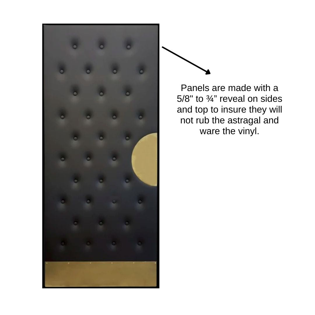 Premium Upholstered Home Theater Door Panel-Home Movie Decor with Home Theater Mart - Located in Chicago, IL