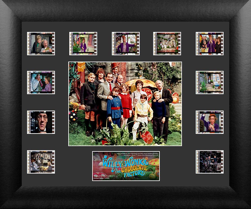 Willy Wonka and the Chocolate Factory Film Cell - Mini Montage S1-Home Movie Decor with Home Theater Mart - Located in Chicago, IL