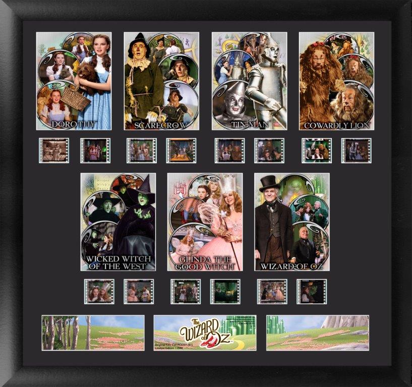 Wizard of Oz Film Cell - Character Montage S1-Home Movie Decor with Home Theater Mart - Located in Chicago, IL