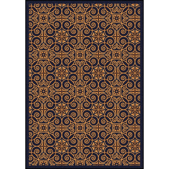 Antique Scroll Home Theater Rug-Rug-Home Movie Decor with Home Theater Mart - Located in Chicago, IL